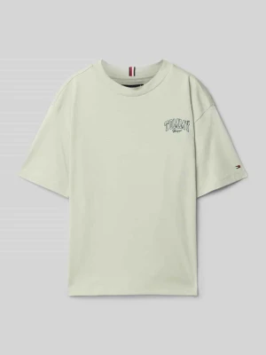 T-shirt o kroju regular fit z czystej bawełny Tommy Hilfiger Kids