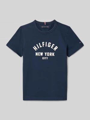 T-shirt o kroju regular fit z czystej bawełny Tommy Hilfiger Kids