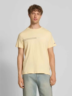 T-shirt o kroju regular fit z czystej bawełny Tommy Jeans