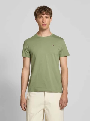 T-shirt o kroju regular fit z czystej bawełny Tommy Jeans