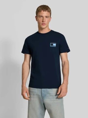 T-shirt o kroju regular fit z czystej bawełny Tommy Jeans