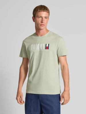 T-shirt o kroju regular fit z czystej bawełny Tommy Jeans
