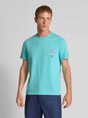 T-shirt o kroju regular fit z czystej bawełny Tommy Jeans