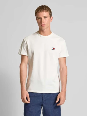 T-shirt o kroju regular fit z czystej bawełny Tommy Jeans