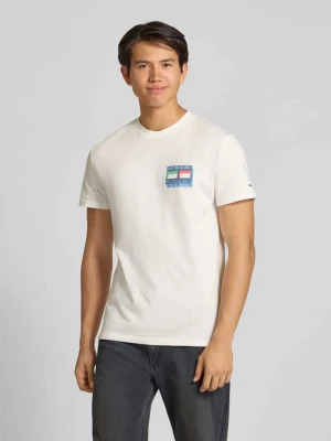 T-shirt o kroju regular fit z czystej bawełny Tommy Jeans