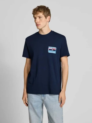 T-shirt o kroju regular fit z czystej bawełny Tommy Jeans