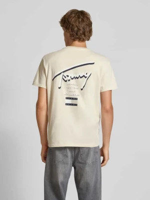 T-shirt o kroju regular fit z czystej bawełny Tommy Jeans