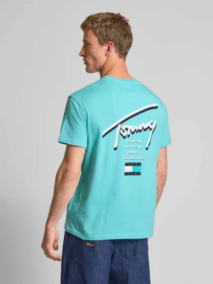 T-shirt o kroju regular fit z czystej bawełny Tommy Jeans