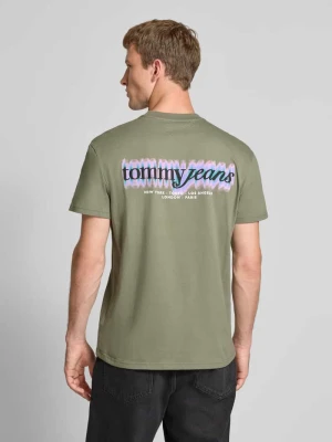 T-shirt o kroju regular fit z czystej bawełny Tommy Jeans