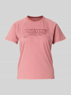 T-shirt o kroju regular fit z czystej bawełny Tommy Jeans