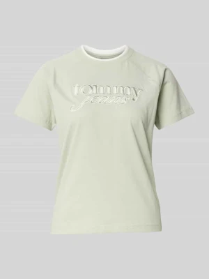 T-shirt o kroju regular fit z czystej bawełny Tommy Jeans