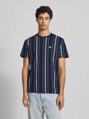 T-shirt o kroju regular fit z czystej bawełny Tommy Jeans