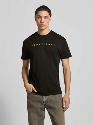 T-shirt o kroju regular fit z czystej bawełny Tommy Jeans