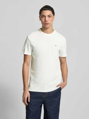 T-shirt o kroju regular fit z czystej bawełny Tommy Jeans