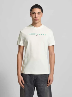 T-shirt o kroju regular fit z czystej bawełny Tommy Jeans