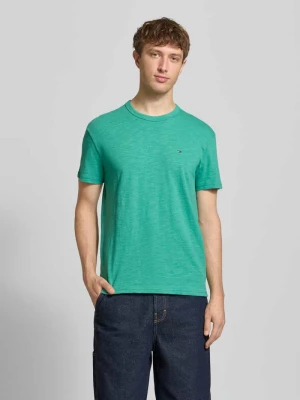 T-shirt o kroju regular fit z czystej bawełny Tommy Jeans
