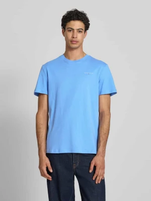 t-shirt o kroju regular fit z czystej bawełny Tommy Jeans Jasnoniebieski