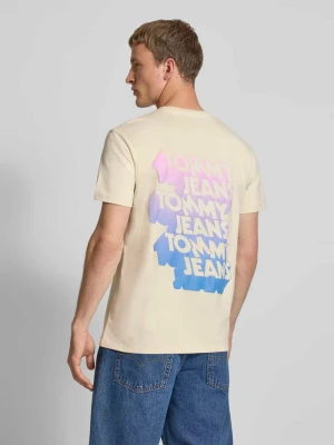 T-shirt o kroju regular fit z czystej bawełny Tommy Jeans