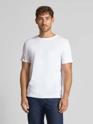 T-shirt o kroju regular fit z czystej bawełny w zestawie 3 szt. Selected Homme