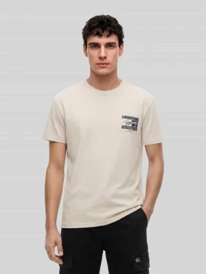 t-shirt o kroju regular fit z czystej bawełny z nadrukiem na tyle Tommy Jeans