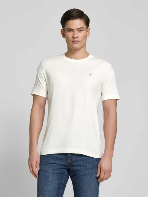 T-shirt o kroju regular fit z czystej bawełny z nadrukiem z logo Marc O'Polo