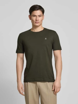 T-shirt o kroju regular fit z czystej bawełny z nadrukiem z logo Marc O'Polo