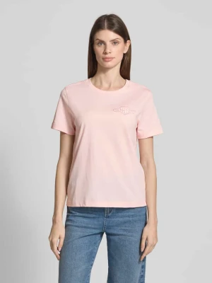 T-shirt o kroju regular fit z czystej bawełny z naszywką z logo Gant