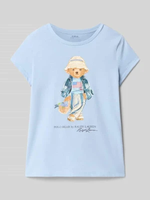 T-shirt o kroju regular fit z czystej bawełny z Polo Bear Polo Ralph Lauren Kids