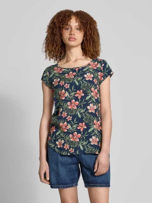 T-shirt o kroju regular fit z dekoltem w kształcie łezki na plecach model ‘NOVA’ Only