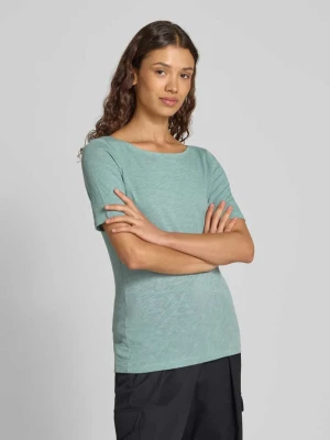 T-shirt o kroju regular fit z dekoltem w łódkę Marc O'Polo