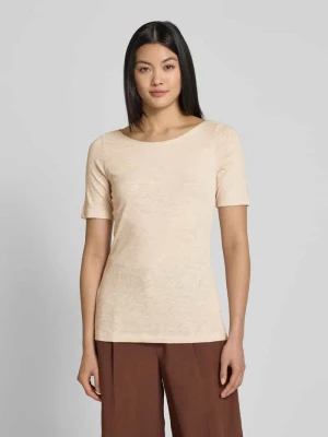 T-shirt o kroju regular fit z dekoltem w łódkę Marc O'Polo