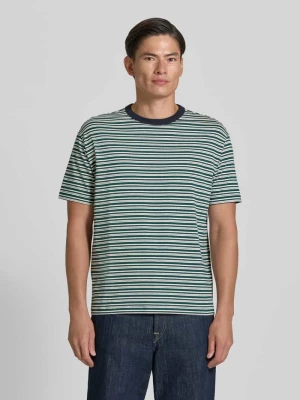 t-shirt o kroju regular fit z dodatkiem wiskozy MCNEAL Neonowy zielony