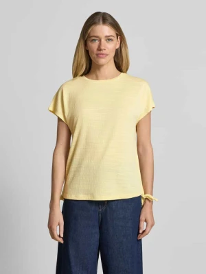 T-shirt o kroju regular fit z domieszką wiskozy Apricot