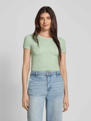 T-shirt o kroju regular fit z efektem gniecenia Tom Tailor Denim