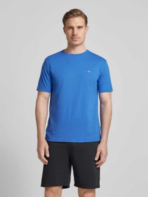 T-shirt o kroju regular fit z efektem melanżu Gant