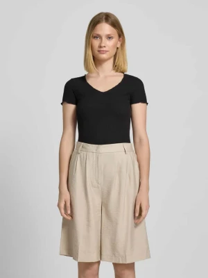 T-shirt o kroju regular fit z fakturą wafla Tom Tailor Denim