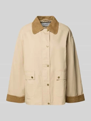 T-shirt o kroju regular fit z fakturowanym wzorem model ‘BETANNI’ b.Young