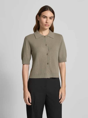 T-shirt o kroju regular fit z imitacji dzianiny z mieszanki kaszmiru Hemisphere