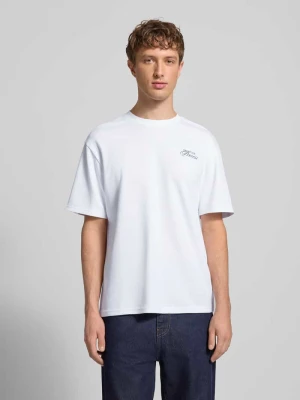 T-shirt o kroju regular fit z Mieszanka bawełny Model 'CASPIAN' Only & Sons