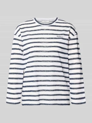T-shirt o kroju regular fit z Mieszanka bawełny Pepe Jeans