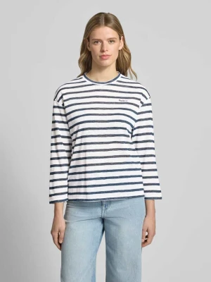T-shirt o kroju regular fit z Mieszanka bawełny Pepe Jeans