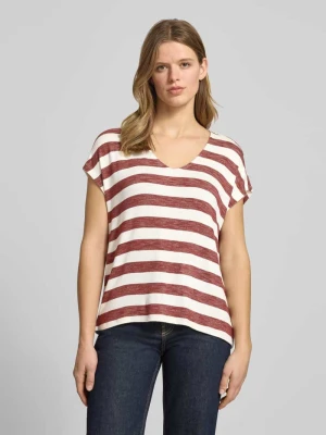 T-shirt o kroju regular fit z Mieszanka wiskozy Model 'LIRA' Only