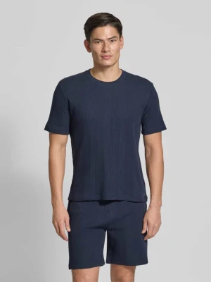 T-shirt o kroju regular fit z mieszanki bawełny Boss