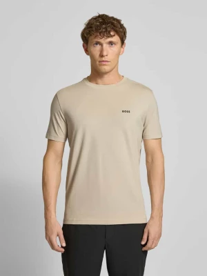 T-shirt o kroju regular fit z mieszanki bawełny BOSS Green