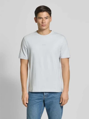 T-shirt o kroju regular fit z mieszanki bawełny Boss Orange