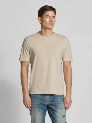Zdjęcie produktu T-shirt o kroju regular fit z mieszanki bawełny Boss Orange