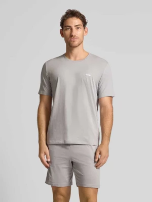 T-shirt o kroju regular fit z mieszanki bawełny i elastanu Boss