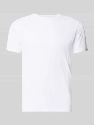 t-shirt o kroju regular fit z mieszanki bawełny Jack&Jones Biały