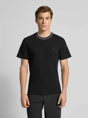 T-shirt o kroju regular fit z mieszanki bawełny Lacoste