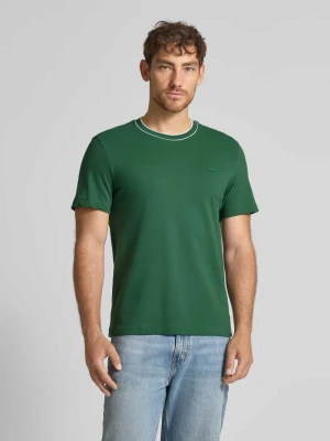 T-shirt o kroju regular fit z mieszanki bawełny Lacoste